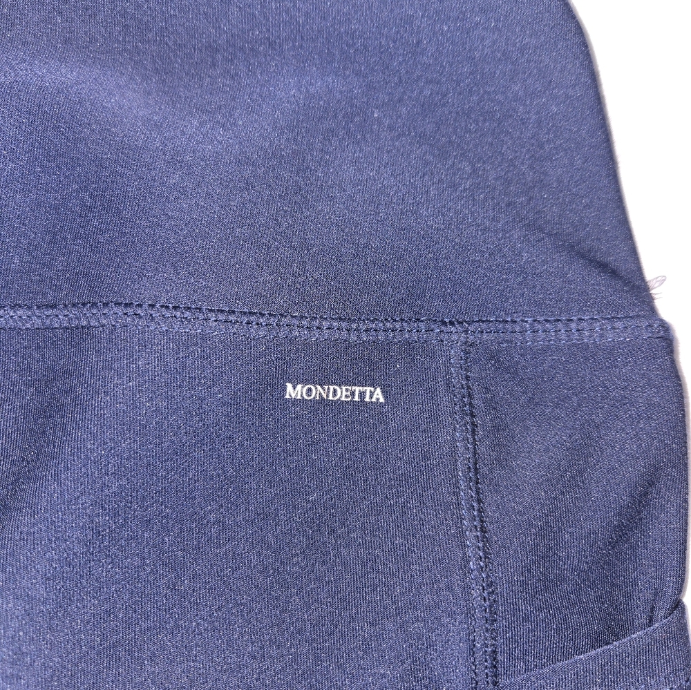 Mondetta Performance Luxury Workout Blue Leggins Size M - Picture 6 of 7
